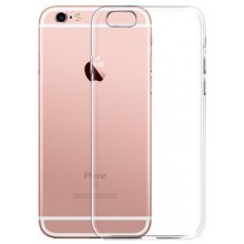 Силиконовый прозрачный чехол для iPhone 6/6s